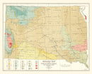 Vintage Map of South Dakota 1932