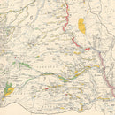 Vintage Missouri River Basin Map 1952
