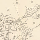 Vintage Map of Lead, South Dakota 1937