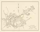 Vintage Map of Lead, South Dakota 1937