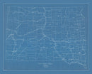 Vintage Map of South Dakota 1930