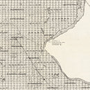 Vintage Map of Roberts County, South Dakota 1907