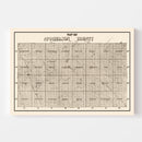 Vintage Map of McPherson County, South Dakota 1914