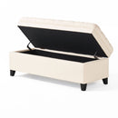Juliana Storage Ottoman With Birch Legs by HouseOfZazla