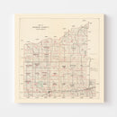 Vintage Map of Haakon County, South Dakota 1900