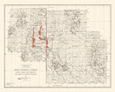 Vintage Sioux National Forest Map 1919