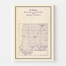 Vintage Map of Bon Homme County, South Dakota 1906