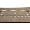 Traditional Outdoor Aluminum 95-in Rectangle Large Patio Dining Table