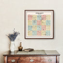Vintage Map of Murray County, Minnesota 1907
