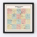 Vintage Map of Murray County, Minnesota 1907