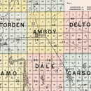 Vintage Map of Cottonwood County, Minnesota 1907