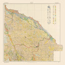 Vintage Map of Lac Qui Parle County, Minnesota 1924