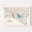 Vintage Map of Nicollet County, Minnesota 1913