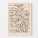 Vintage Map of Meeker County, Minnesota 1913