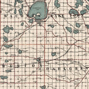 Vintage Map of Carver County, Minnesota 1913