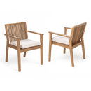 Patio Dining Chair, Comfortable Waterproof Seating (Set of 2)