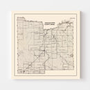 Vintage Map of Koochiching County, Minnesota 1919