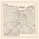 Vintage Map of Koochiching County, Minnesota 1919