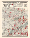 Vintage Map of Itasca County, Minnesota 1908