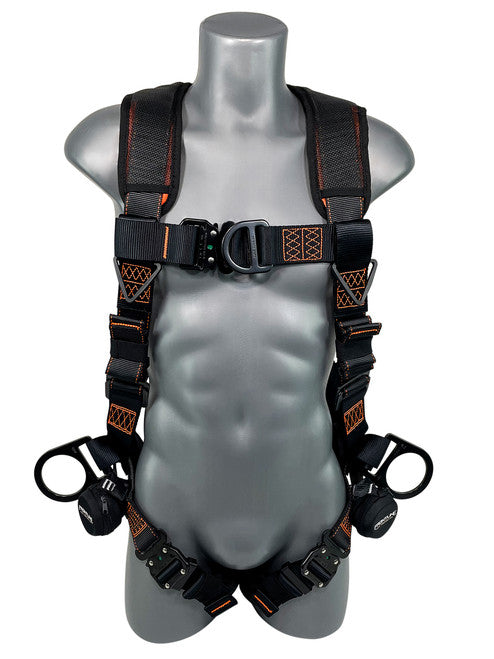 Frontline 105CFTB Combat Vest Style Harness with Front Side D-Rings and Suspension Trauma Straps 2X/3X