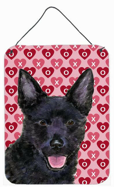 Australian Kelpie Hearts Love and Valentine's Day Wall or Door Hanging Prints