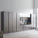 Nova Series - Door Wall Mounted Garage Cabinet, Soft Closing - Dark Gray by HouseOfZazla
