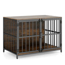 40 Inch Dog Crate Furniture Dog Kennel with Dual Lockable Double Doors by LJGDeals