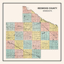 Vintage Map of Redwood County, Minnesota 1907