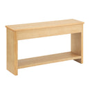 Fluted Console Table With Semi Circular Drawers - Natural by HouseOfZazla