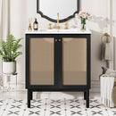 Bathroom Vanity With Soft Closing Mechanism - Black by HouseOfZazla