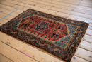 2.5x4 Vintage Tajabad Rug