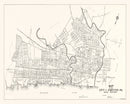 Vintage Map of Chester, Pennsylvania 1929