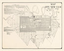 Vintage Map of New Ulm, Minnesota 1929