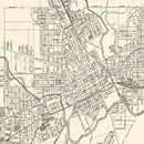 Vintage Map of Newark, Ohio 1921