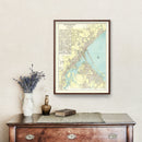 Vintage Map of Duluth, Minnesota 1921