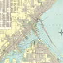 Vintage Map of Duluth, Minnesota 1921