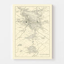 Vintage Map of Madison, Wisconsin 1929