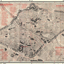 Vintage Map of Nurnberg, Germany 1920