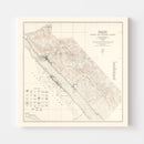 Vintage Map of Juneau, Alaska 1918