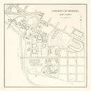 Vintage Campus Map of University of Minnesota 1930