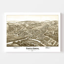 Vintage Map of Turtle Creek, Pennsylvania 1897