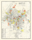 Vintage Leadville Mining District Map 1901