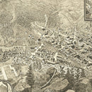 Vintage Map of Deadwood, South Dakota 1884