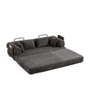 Convertible Sleeper Sofa Bed With Cylindrical Pillow by HouseOfZazla