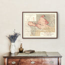Vintage Arbuckle Mountain Region Map 1903