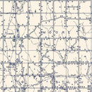Vintage Map of Pottawatomie County, Oklahoma 1936
