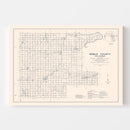 Vintage Map of Noble County, Oklahoma 1936