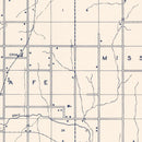 Vintage Map of Noble County, Oklahoma 1936