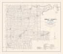 Vintage Map of Noble County, Oklahoma 1936