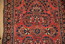 2x4.5 Vintage German Sarouk Rug Runner